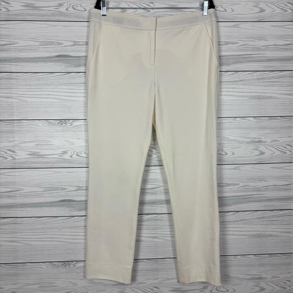 Diane Von Furstenberg Pants - Diane Von Furstenberg Genesis White Ankle Dress Pants Size 14 NWT